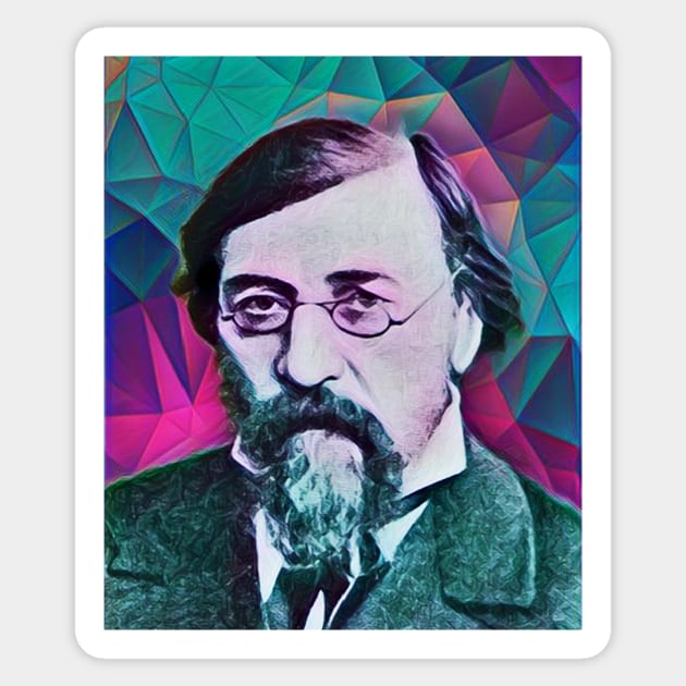 Nikolay Chernyshevsky Portrait | Nikolay Chernyshevsky Artwork 4 Sticker by JustLit